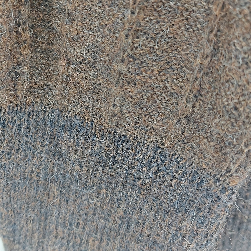Dries Van Noten BROWN Alpaca Cardigan Sweater Size Small - Picture 2 of 4